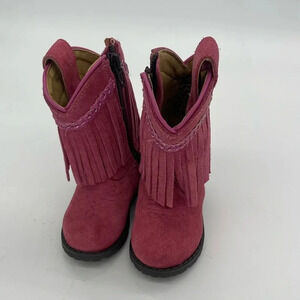 Infant Smokey mountain PINK cowgirl fringe boots size 3 NEW